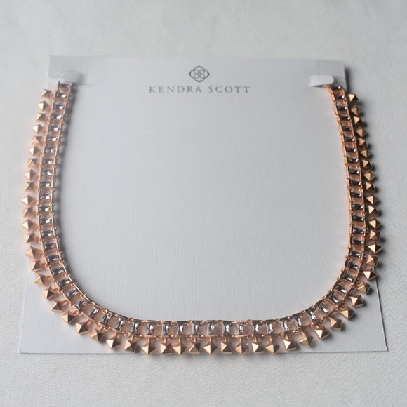 Kendra Scott | Oscar Rose Gold Choker Necklace - Picture 2 of 5